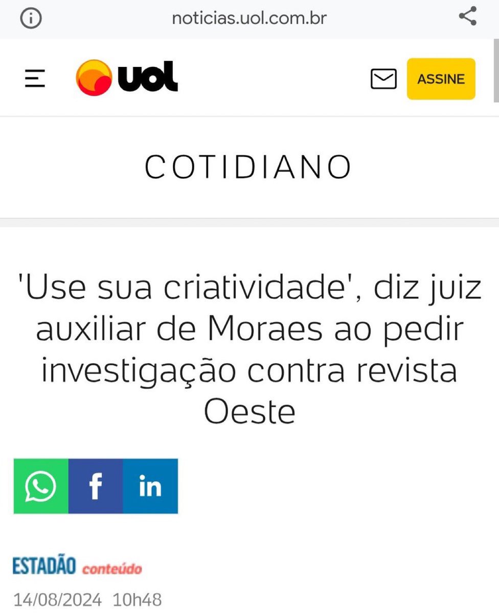 Estamos em 1°
Marque o relator <a href="/PVacaV/">Pedro Vaca V.</a>
#HelpBrazilCIDH