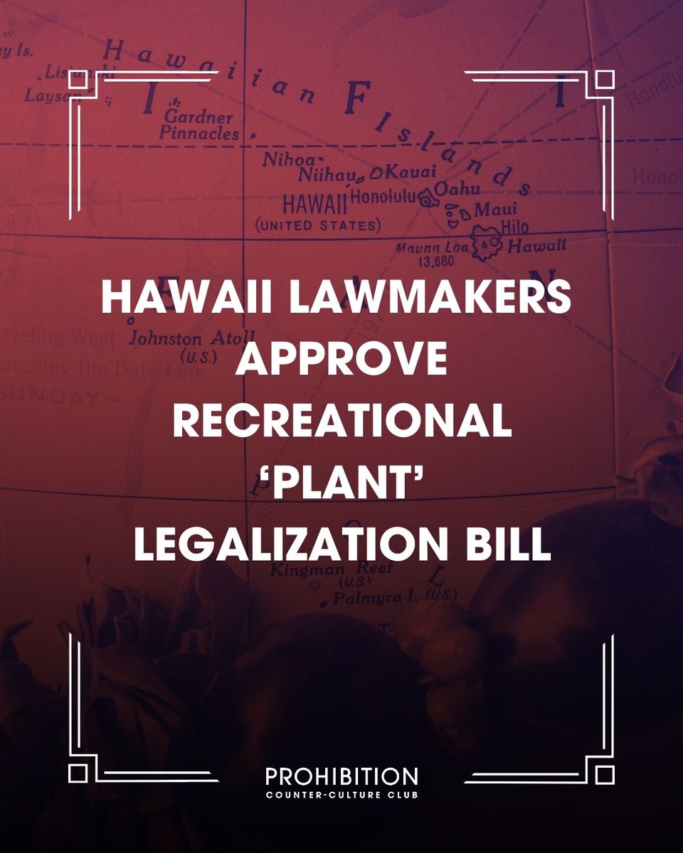 Say #Aloha to legalization! 🥳🌴Hawaii lawmakers just approved recreational… #plants 😉 Do you think other #US states will follow suit? 🌎 Let us know! ⬇️⁠