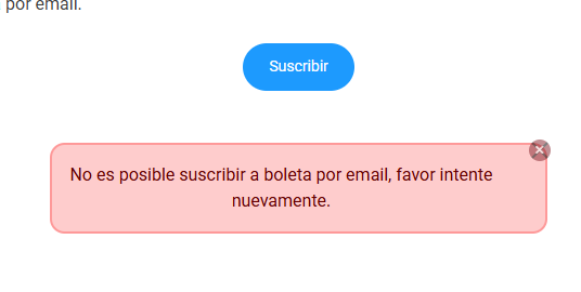 AlejoRoncarolo's tweet photo. @rutadelmaipo Hola, me podrán ayudar?
La web me da este error al tratar de suscribir mi tag.... https://t.co/pPcnS781P0