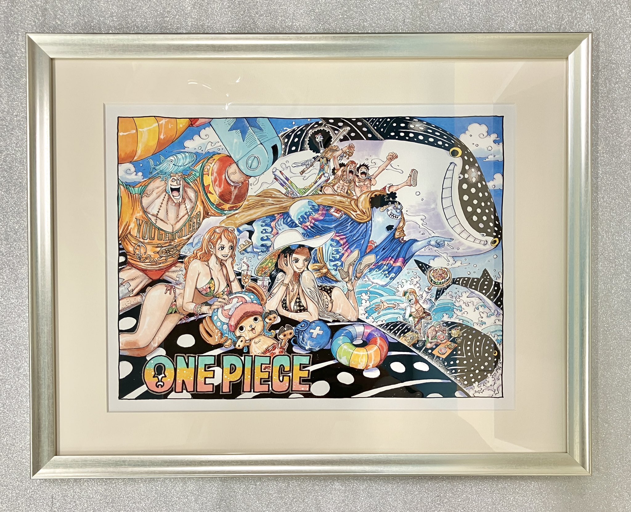 『ＯＮＥ　ＰＩＥＣＥ』額装高精細複製原画　ＢＣ４－ＪＦ