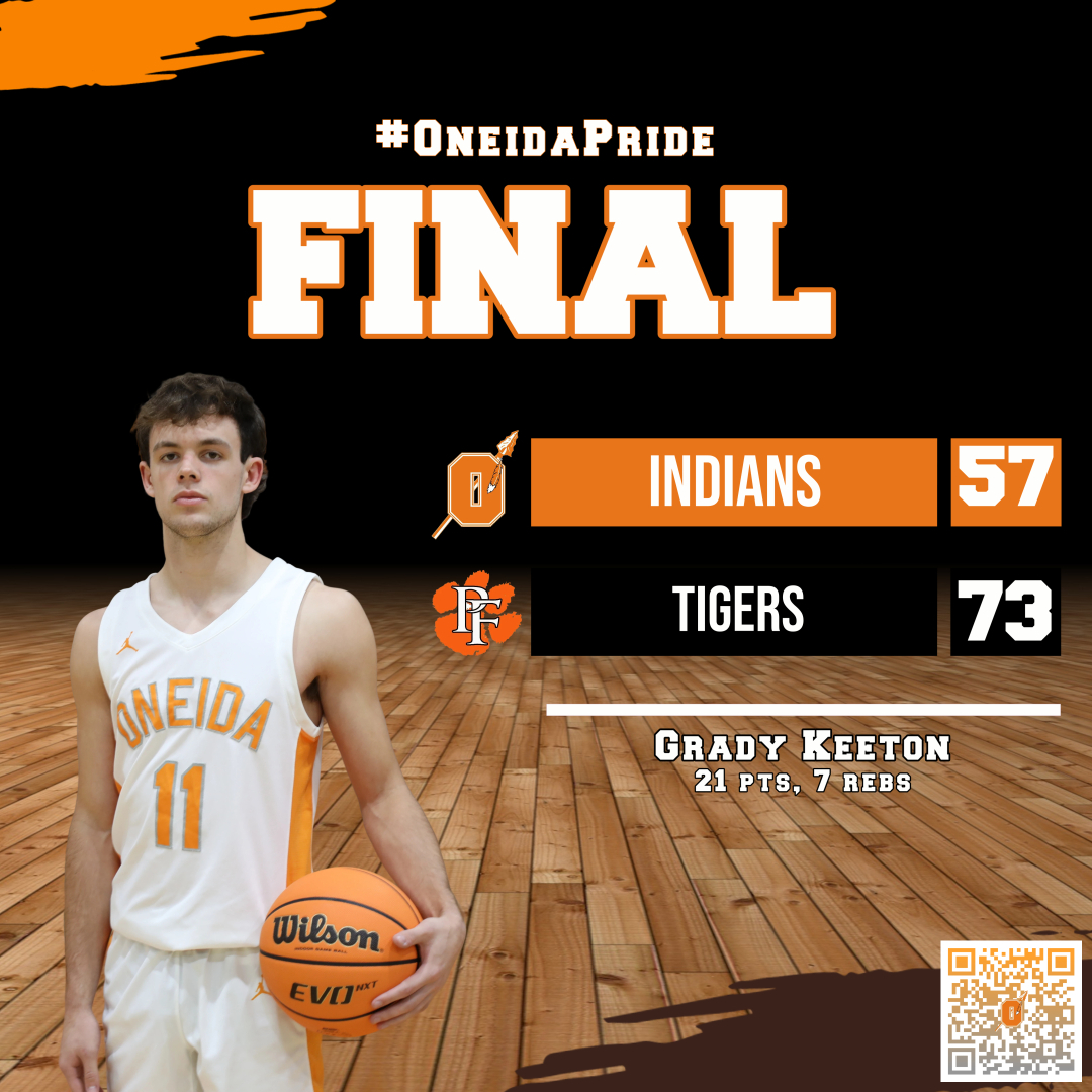 Final from Oneida. #OneidaPride