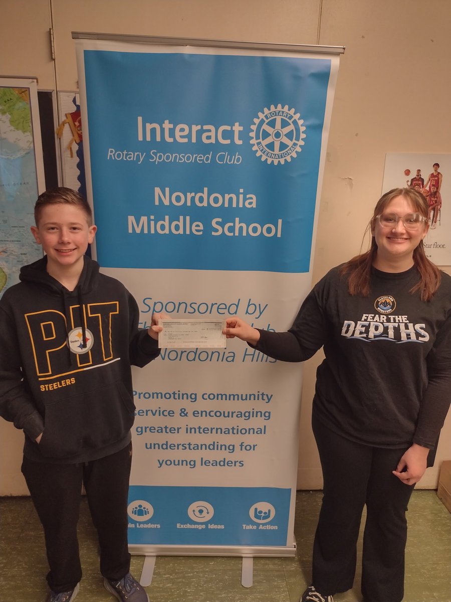 Matt Spellman (@matt_spellman) on Twitter photo Two of NMS’s Interact club <a href="/Rotary/">Rotary International</a> members are holding a donation check from our “volley for the holly” days volleyball tournament. The students voted on their favorite charity and chose the Humane Society of Summit county. Go Knights! Two of NMS’s Interact club <a href="/Rotary/">Rotary International</a> members are holding a donation check from our “volley for the holly” days volleyball tournament. The students voted on their favorite charity and chose the Humane Society of Summit county. Go Knights!