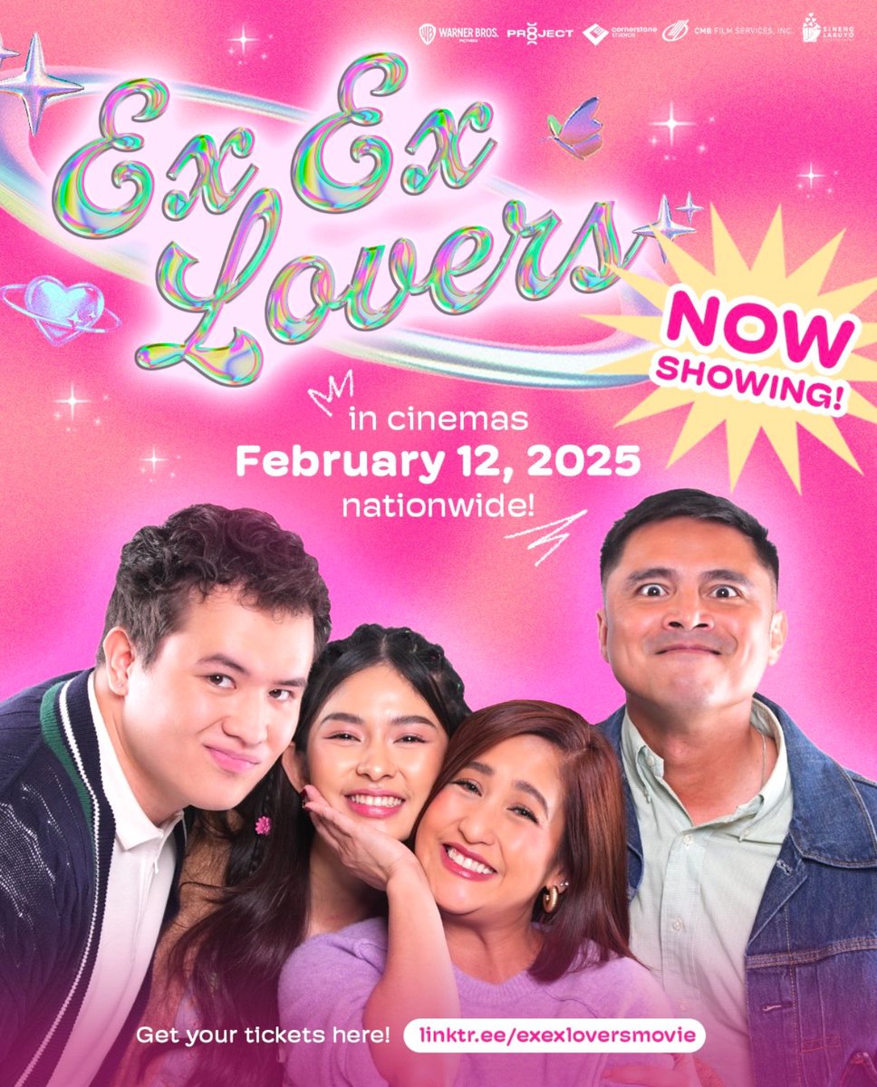 iamAndalioLoisa's tweet photo. EX EX LOVERS IS NOW SHOWING IN 190 CINEMAS NATIONWIDE! #ExExLovers https://t.co/vcC5jOQolA
