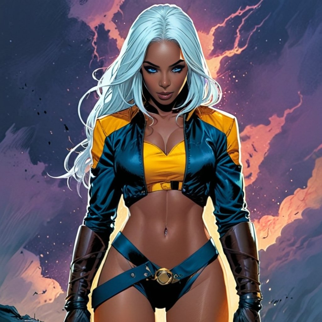 ExxIdol's tweet photo. What If Kelly Rowland was STORM 🤔 

" I mean .  . ⚡️WOW⚡️ "
#Marvel #xmen #KellyRowland https://t.co/Ndy4TyOemH