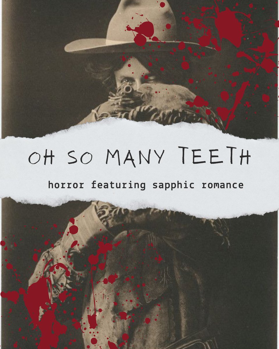 LexiMcnicholas's tweet image. Chaotic sapphic werewolf cowgirls search for cursed treasure in the 1890s wild west.
There’s mysterious disappearances, dynamite, and only one horse.
Things get really spooky and really gay.
That’s the pitch.
#QuestPit #YA #H #Q