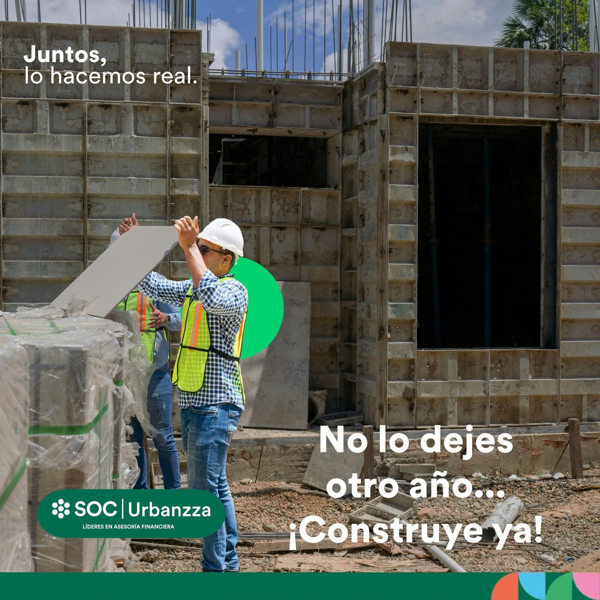 Urbanzza's tweet image. Construye tu casa en #Terreno Propio y obtén un #CreditoParaConstruccion o bien te podemos apoyar con un #Credito de Terreno + Construcción
Nosotros te ofrecemos la mejor opción.
#CreditoHipotecario