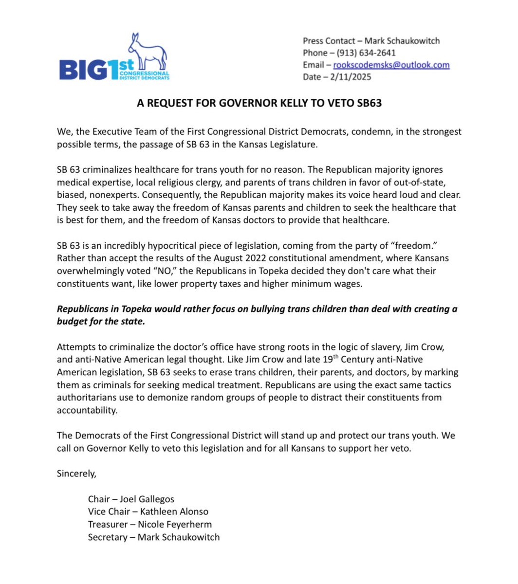 KDP CD1 Democrats tweet media