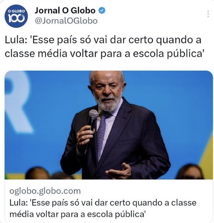 Você é que devia voltar pra escola.
