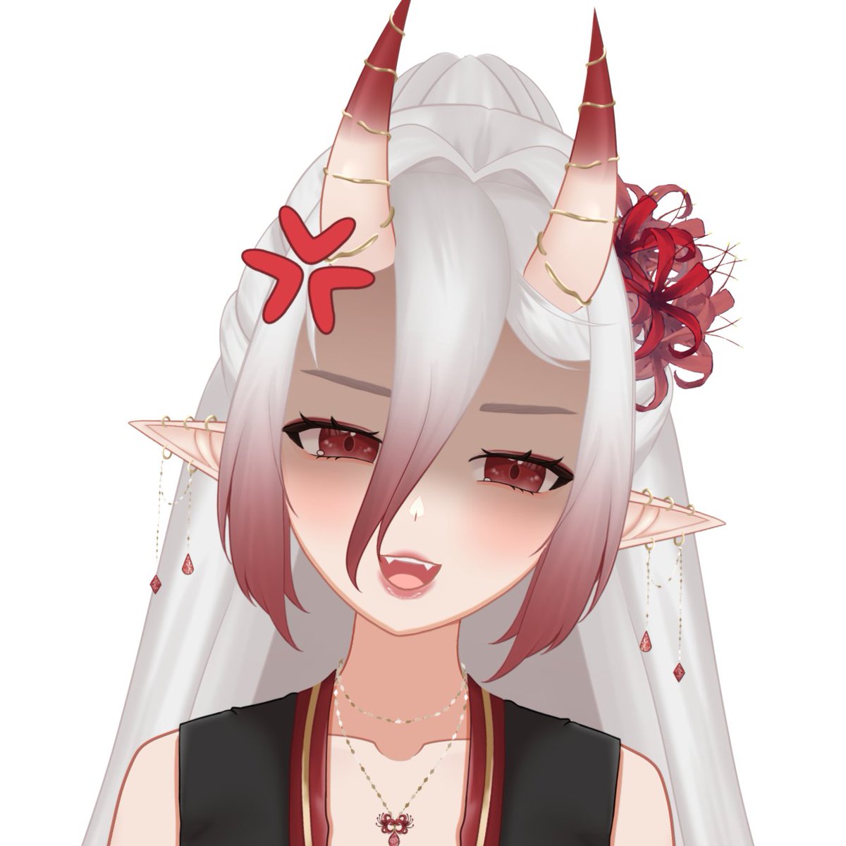 Pandekuwu's tweet photo. They told me to 'control my temper'… Bro, I’m an oni. You're lucky the building is still standing. 😌🔥 #AngerManagementFailed #OniLife https://t.co/SbdVQTjLIP