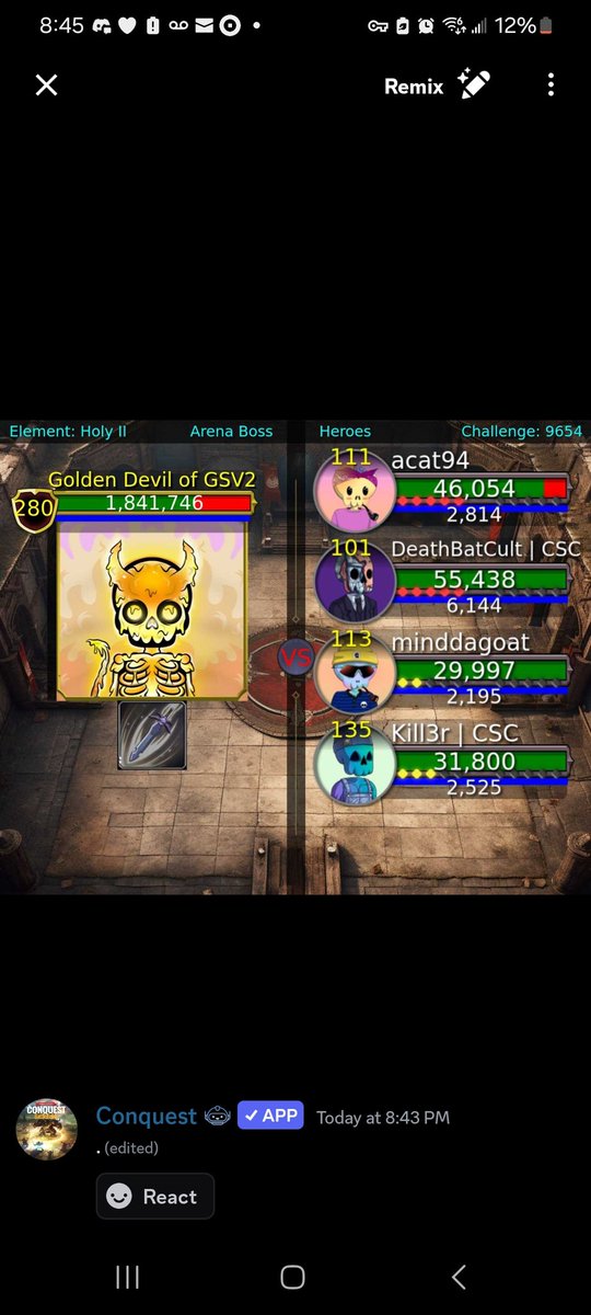 _DeathBatCult_'s tweet image. Had a great time crushing it with the @cryptsocialclub fam during the weekly @ConquestDiscord event!Event! 🫶

💎Having a #CryptOG / #CryptOGeez / #CryptReborn will earn you $BONES utility for reaching certain level requirements!  🚀

Join us every Tuesday from 8pm-9pm EST 😁