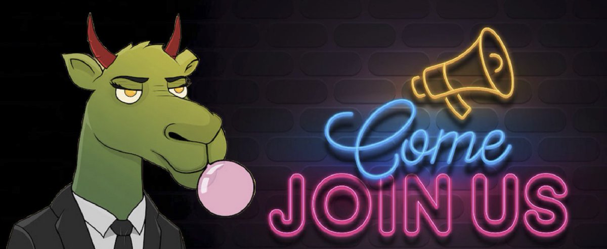 bit_amrz's tweet photo. Looking for community that:
-Amazing?
- Fun ?

I gotchu !!!
⏩⏩⏩Join the community of #CamelsNFT   and let the good times roll! ⏪⏪⏪

@CamelsNFT