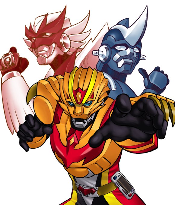 #お前が描いた特撮絵を見せろ 
昔コミカライズやってまして。
作品がめっちゃおもろかったので、自然楽しい仕事でした。 