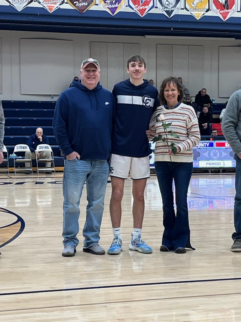 Was hard to hold it together tonight.   Last parents night. Proud of this young man