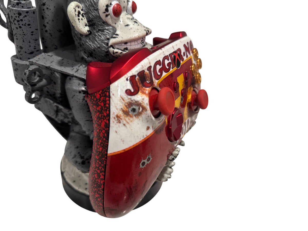 TrippytakaLLC's tweet photo. Thanks Matt for your purchase and working with us to customize this beautiful controller to your liking! As a cod zombies fan myself I'm lowkey envious 😌🐒 https://t.co/qvhMIFdqSE