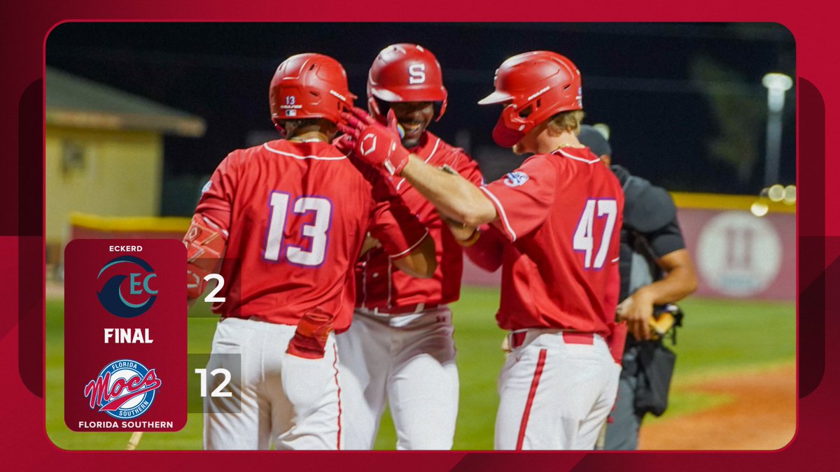 Three home runs by Ahmad Fitts highlighted a 12-2 win for No. 24 <a href="/MocsBaseball/">FSC Baseball</a> over the Tritons tonight! 

Mocs host USC Beaufort for Champions Weekend on Feb. 14-16, beginning with a 6 p.m. game on Friday night. #LetsGoMocs

📰: fscmocs.com/news/2025/2/11…