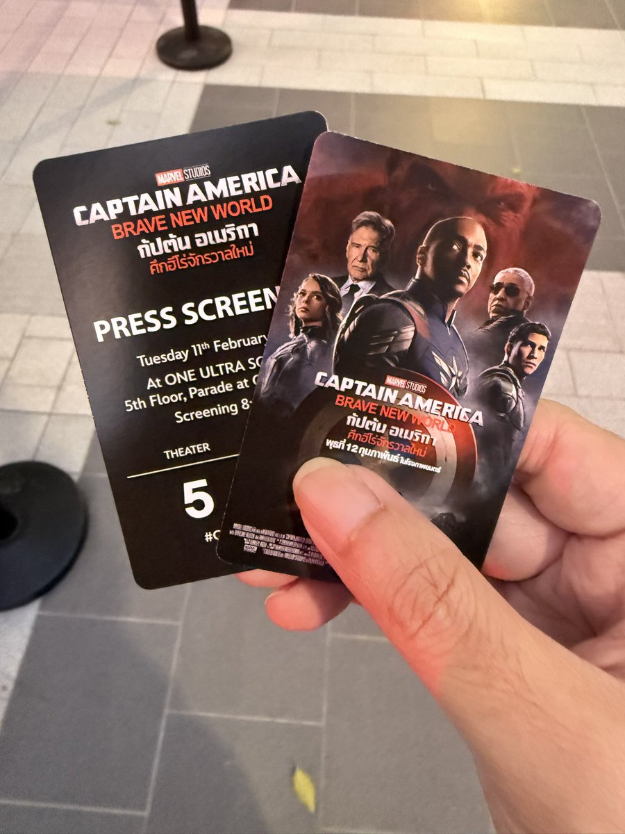 #CaptainAmerica: Brave New World กัปตัน อเมริกา: #ศึกฮีโร่จักรวาลใหม่ เข้มข้น โหดจัด ซัดกันนัว สมกับเป็นหนังฟอร์มยักษ์เปิดปีนี้ ได้ฟีล Winter Soldier + Incredible Hulk จะมีความการเมืองที่ผสมกับบู๊ดุดันแบบฮีโร่ “แซม” แบกได้สมศักดิ์ศรี #CaptainAmericaTH #กัปตันอเมริกา #movietwit