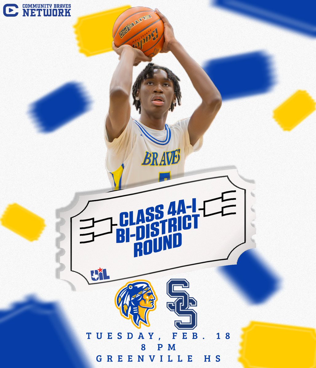 Community ISD (@communityisd) on Twitter photo ๐ท๐ณ๐จ๐๐ถ๐ญ๐ญ๐บ!
๐ 4A-I Bi-District Round
โก๏ธ <a href="/CommunityBall24/">Community HS Basketball</a>
๐บ vs. Sulphur Springs
๐๏ธ Tuesday, Feb. 18
๐ 8 pm
๐ Greenville HS
#TrueToTheTribe #UILState ๐ท๐ณ๐จ๐๐ถ๐ญ๐ญ๐บ!
๐ 4A-I Bi-District Round
โก๏ธ <a href="/CommunityBall24/">Community HS Basketball</a>
๐บ vs. Sulphur Springs
๐๏ธ Tuesday, Feb. 18
๐ 8 pm
๐ Greenville HS
#TrueToTheTribe #UILState