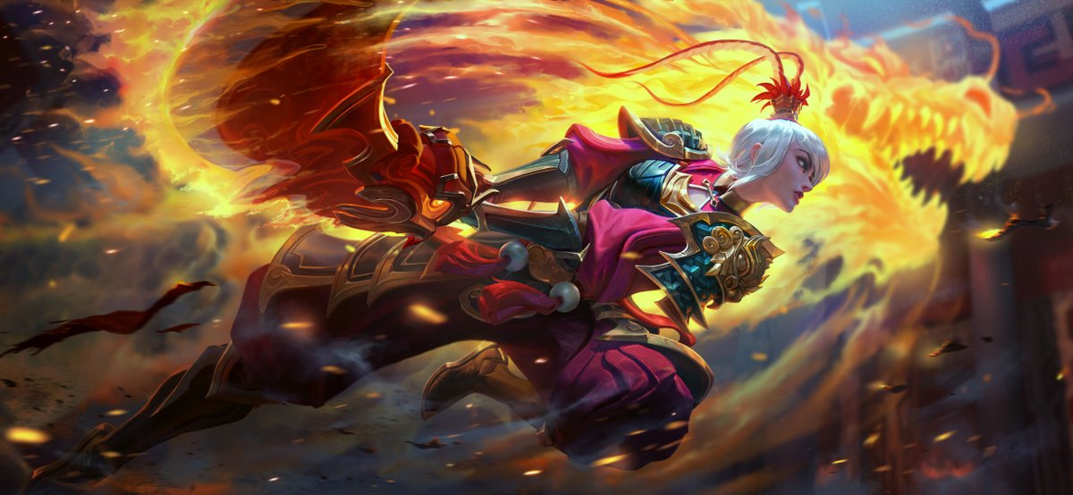 Wild Rift Dragonblade Riven Splash, now not a screenshot