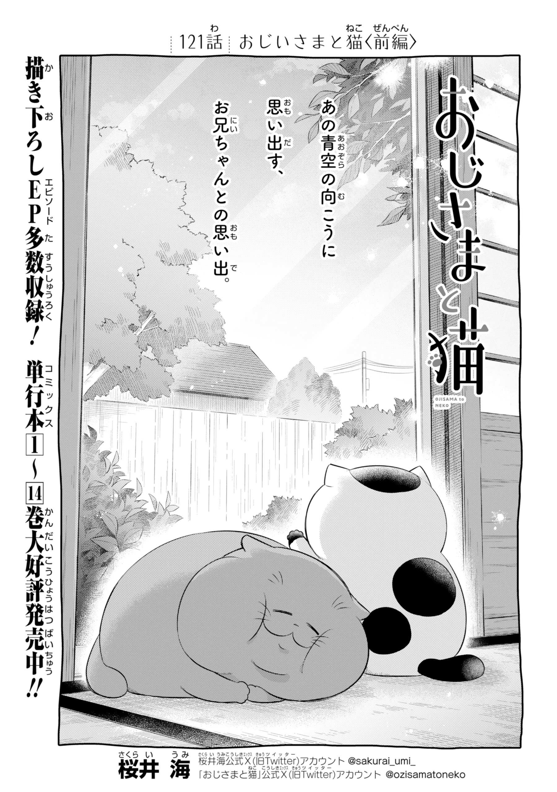 桜井海＠おじ猫15巻6/12発売決定！ (@sakurai_umi_) / X