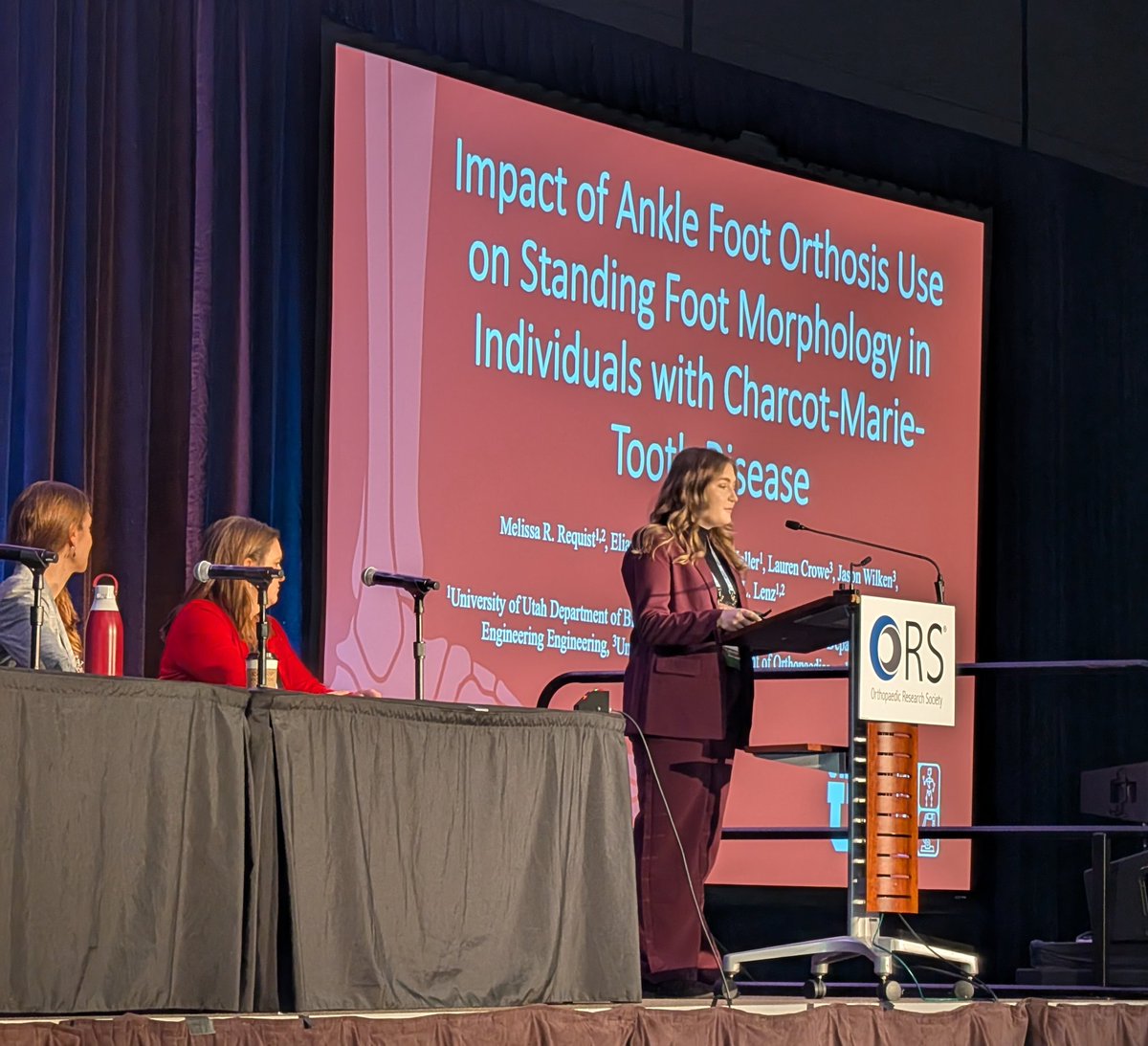 Amy Lenz (@lenzetal) on Twitter photo Excellent job <a href="/melissa_requist/">Melissa Requist</a>! She presented her research on Charcot-Marie-Tooth disease and the impact of ankle foot orthoses at #ORS2025. #ProudPI #FootAndAnkle Excellent job <a href="/melissa_requist/">Melissa Requist</a>! She presented her research on Charcot-Marie-Tooth disease and the impact of ankle foot orthoses at #ORS2025. #ProudPI #FootAndAnkle