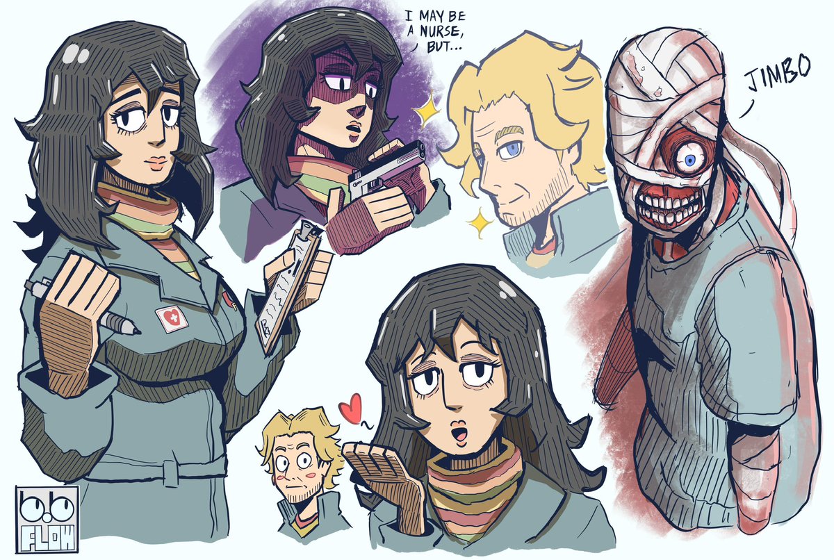 Anya &amp; Curly doodles #Mouthwashing #mouthwashinganya #MouthwashingCurly #mouthwashingfanart