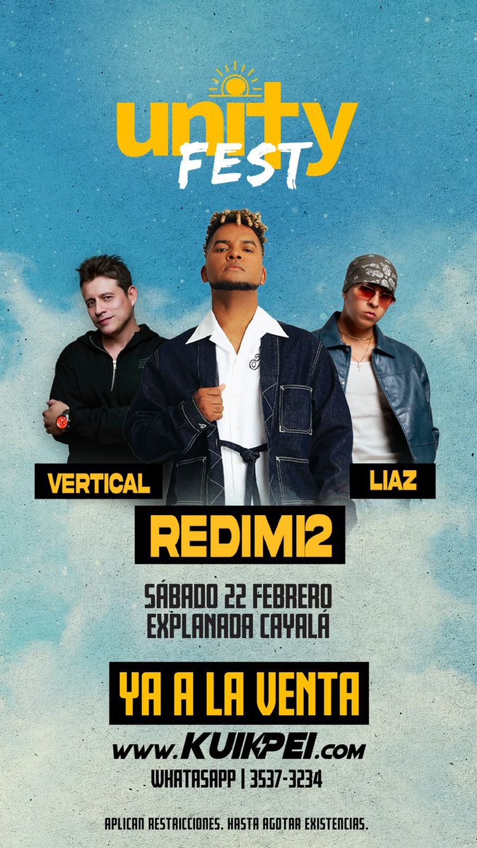 iglesiafdr's tweet image. #UnityFest sábado 22 de febrero, explanada Cayala 
Levantemos juntos en Guate el nombre de Jesucristo!