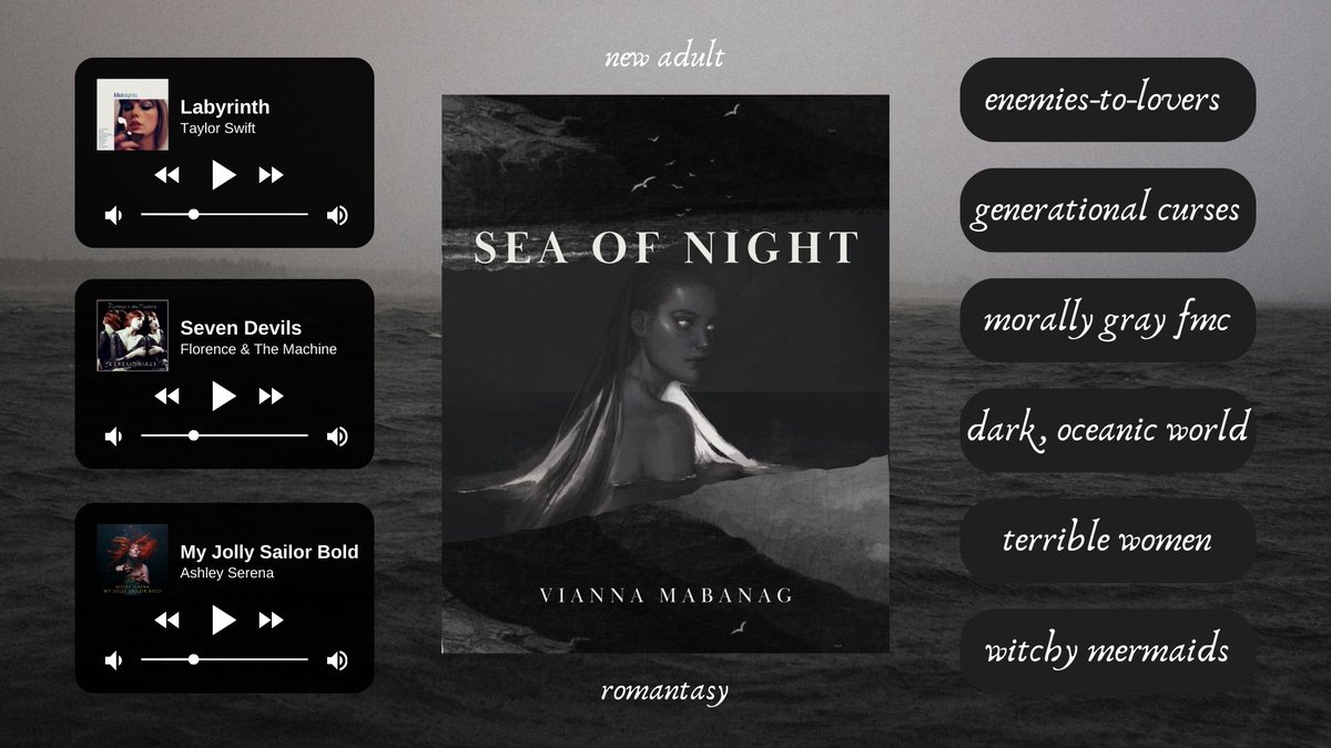 NESTA x WITCHY MERMAIDS
When a young woman discovers she must bear children to save a dying world, she must unlock her hidden powers to save everyone—including herself.

🌘 Secret sister society   
🌒 Morally gray FMC  
🌑 FMC has hidden dark powers

 #Q #Questpit #RF