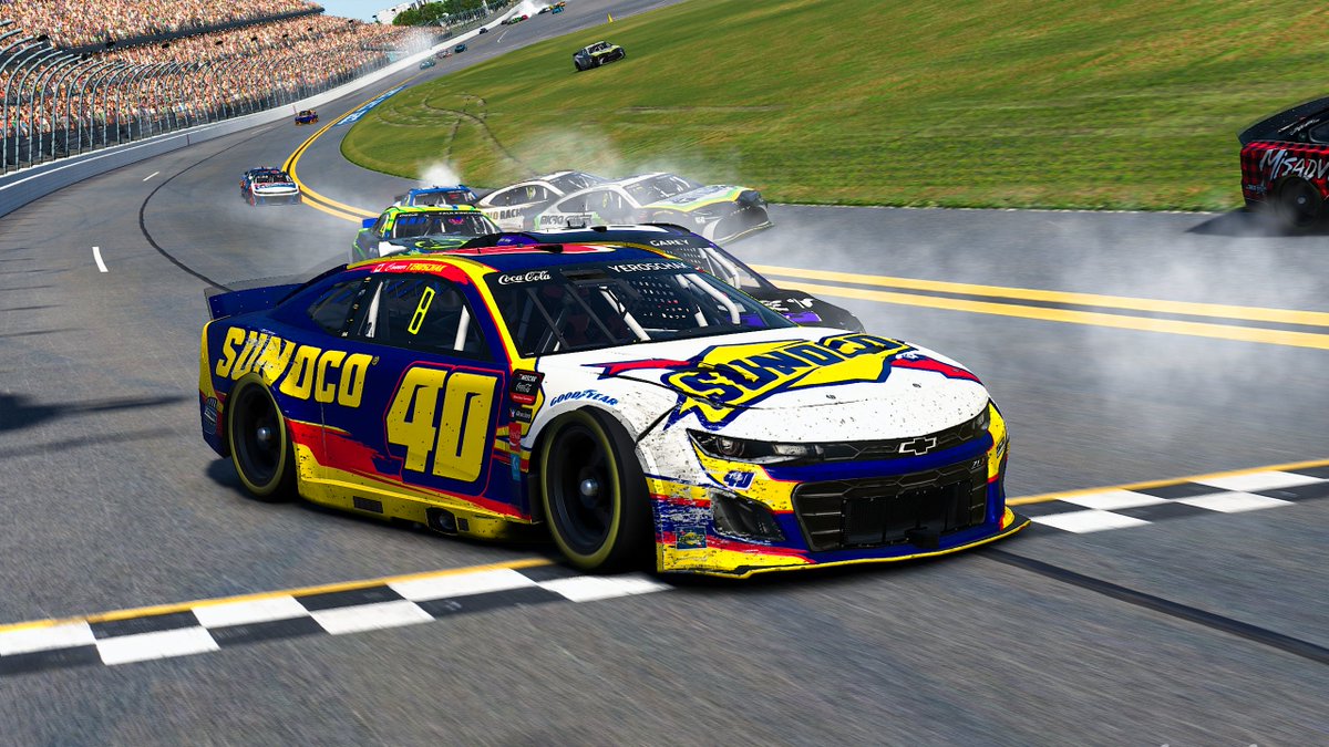 Damn, leading at the white in my first-ever start and got left on an island. The pack got strung out when they half-wrecked in the middle of 3 and 4,  which made me a sitting duck to the group behind, at that point, it was damage limitation. Beyond proud of the showing and happy