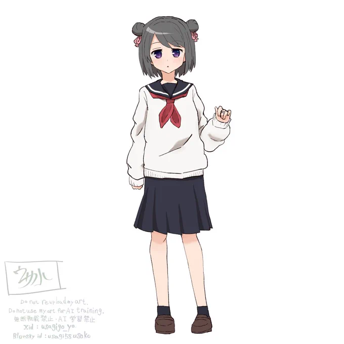 小市民っぽいかんじのセーラー黒江ちゃん 