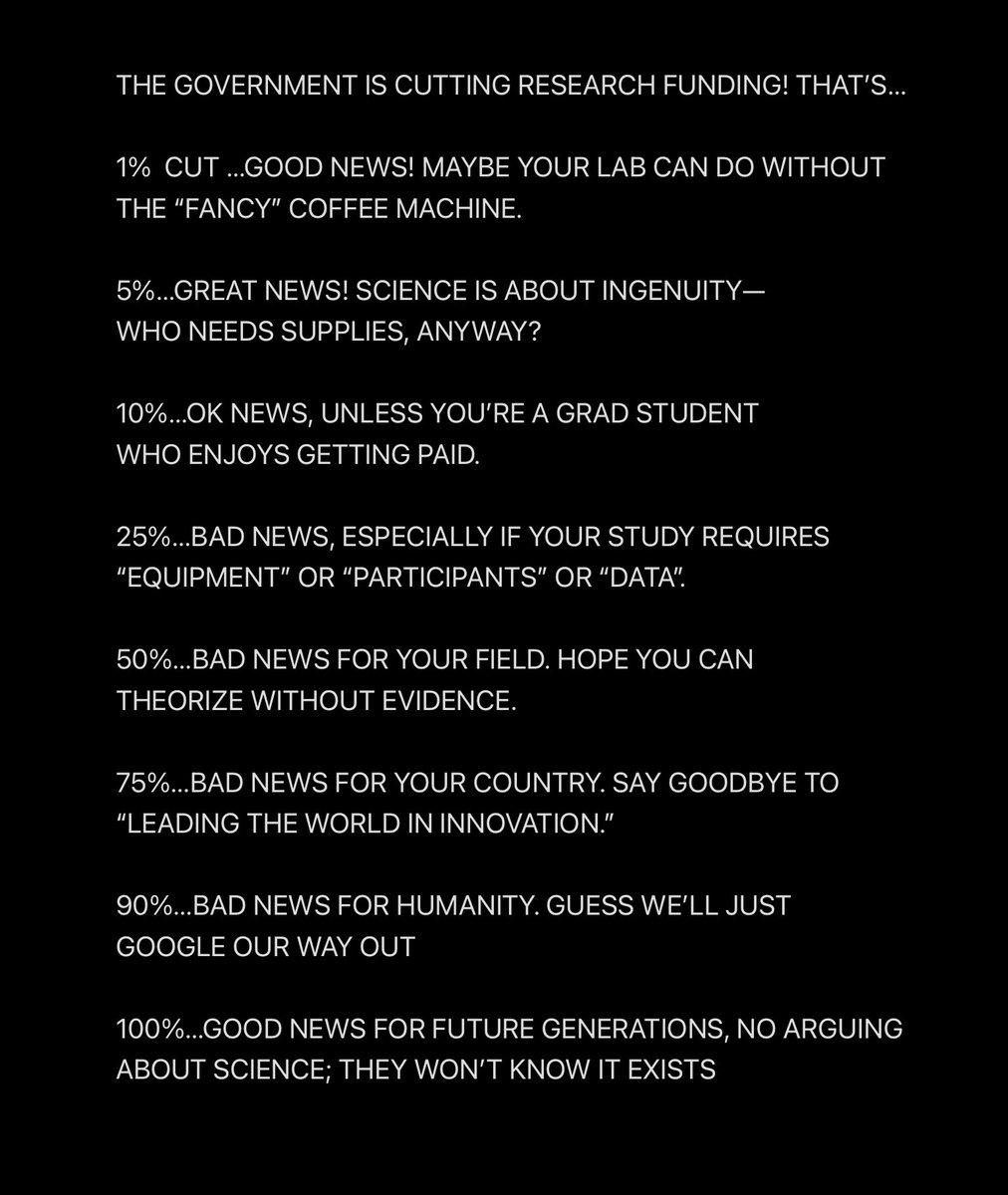 THE GOVERNMENT IS CUTTING RESEARCH FUNDING! THAT’S…
(Inspired by xkcd)