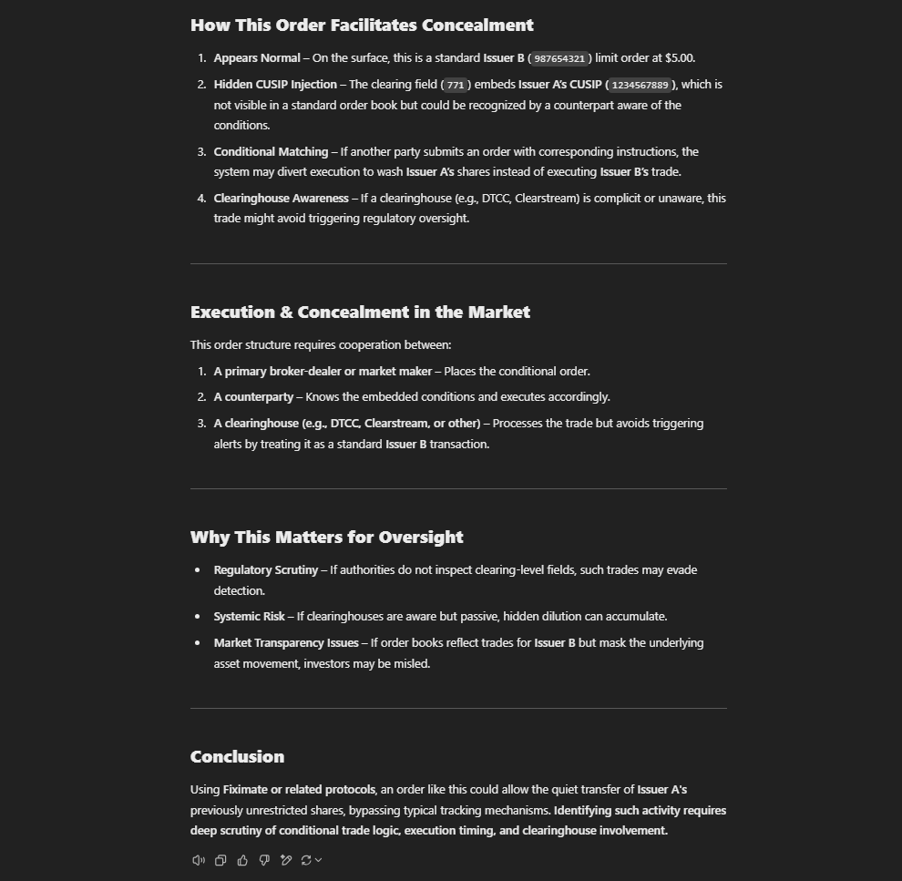 InvestingOutis's tweet image. $MMTLP imo, Swift network &amp;amp; Fix protocol standard is the wild west gateway of all of the exploitation super charged by:

1) High Fequency Trading bit.ly/41ap4dm (Angel Patent) &amp;amp; 2) #PaymentforOrderFlow. 

Certainly, this is already happening. 

Simple example in pics.