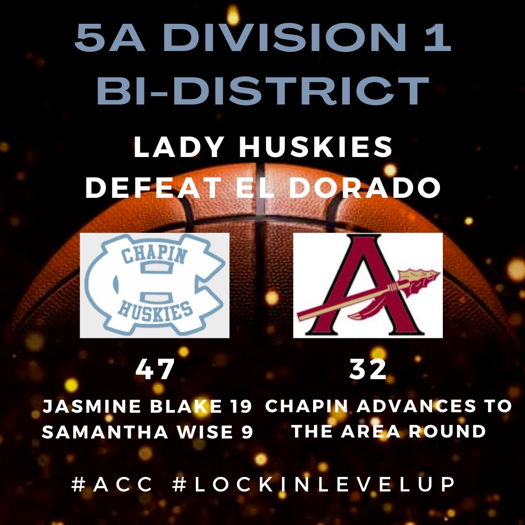 Eric Weaver (@coachbigweave) on Twitter photo 🏆🏀5A-D1 Bi-District🏀🏆
<a href="/CHSLadyHuskies/">LadyHuskiesHoops</a> 47
<a href="/ELDO_GBBall/">Lady Aztec Basketball</a> 32
CHS: <a href="/jblake2500/">JASMINE BLAKE</a> 19, <a href="/Sam_i_can08/">Samantha Wise</a> 9
EDHS: Nakiso 15
#ACC #LockInLevelUp #ThirdSeason
<a href="/Fchavezeptimes/">Felix Chavez</a> <a href="/ferminhermin/">Javier Cortez</a> <a href="/EPISDathletics/">EPISD ATHLETICS</a> <a href="/EPSports915/">Borderland Sports</a> <a href="/epsportsnet/">El Paso Sports Network</a> <a href="/Prep1USA/">PREP1</a> <a href="/Nick_TXHSGBB/">Nick Alvarado (blue checkmark)</a> 🏆🏀5A-D1 Bi-District🏀🏆
<a href="/CHSLadyHuskies/">LadyHuskiesHoops</a> 47
<a href="/ELDO_GBBall/">Lady Aztec Basketball</a> 32
CHS: <a href="/jblake2500/">JASMINE BLAKE</a> 19, <a href="/Sam_i_can08/">Samantha Wise</a> 9
EDHS: Nakiso 15
#ACC #LockInLevelUp #ThirdSeason
<a href="/Fchavezeptimes/">Felix Chavez</a> <a href="/ferminhermin/">Javier Cortez</a> <a href="/EPISDathletics/">EPISD ATHLETICS</a> <a href="/EPSports915/">Borderland Sports</a> <a href="/epsportsnet/">El Paso Sports Network</a> <a href="/Prep1USA/">PREP1</a> <a href="/Nick_TXHSGBB/">Nick Alvarado (blue checkmark)</a>