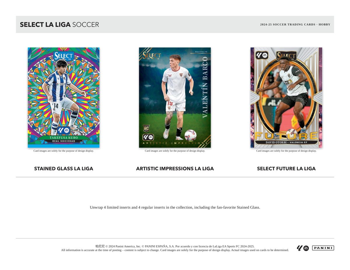 製品情報】 2025年3月15日 発売予定 ⚽ 2024-25 PANINI SELECT LA LIGA