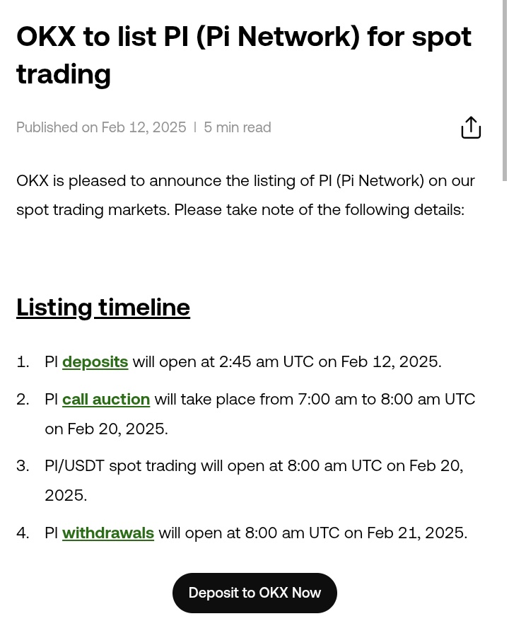 Finaly listing news released
#piminer