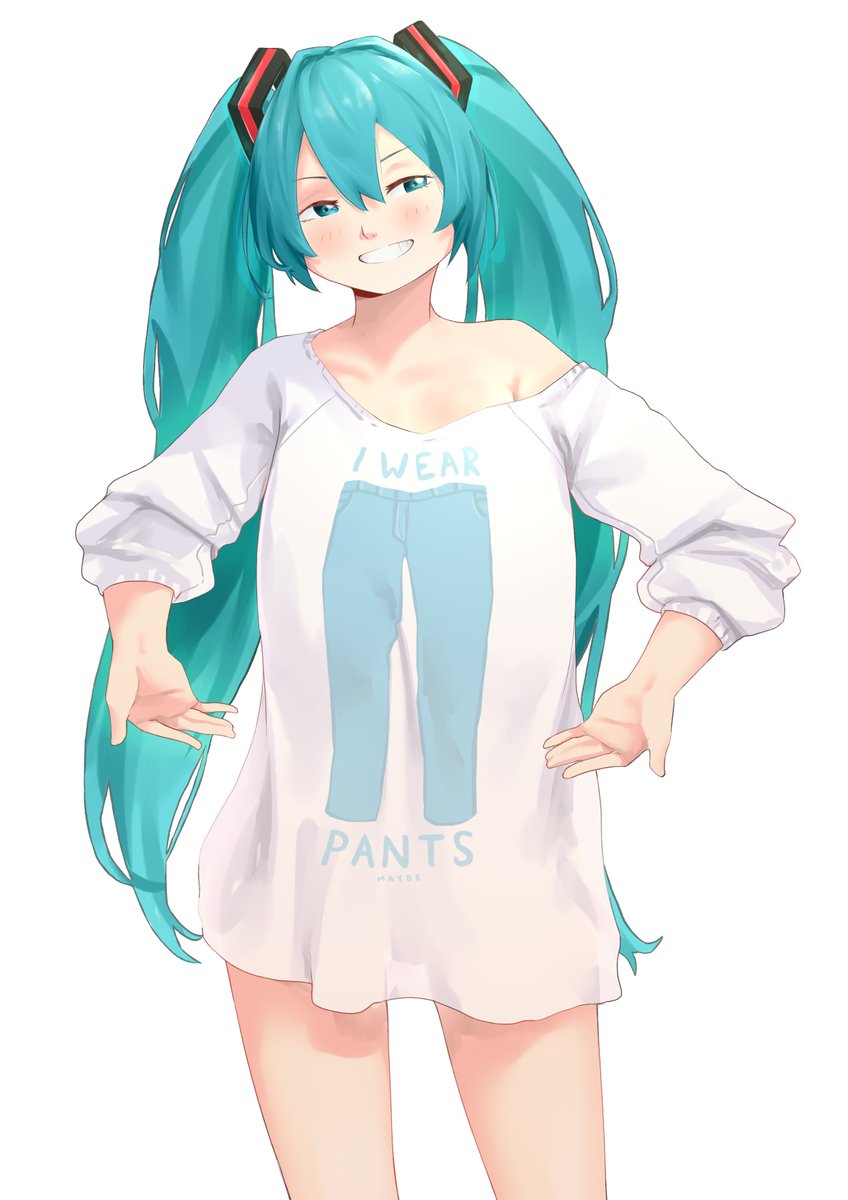 Miku with pants (?)
#HatsuneMiku