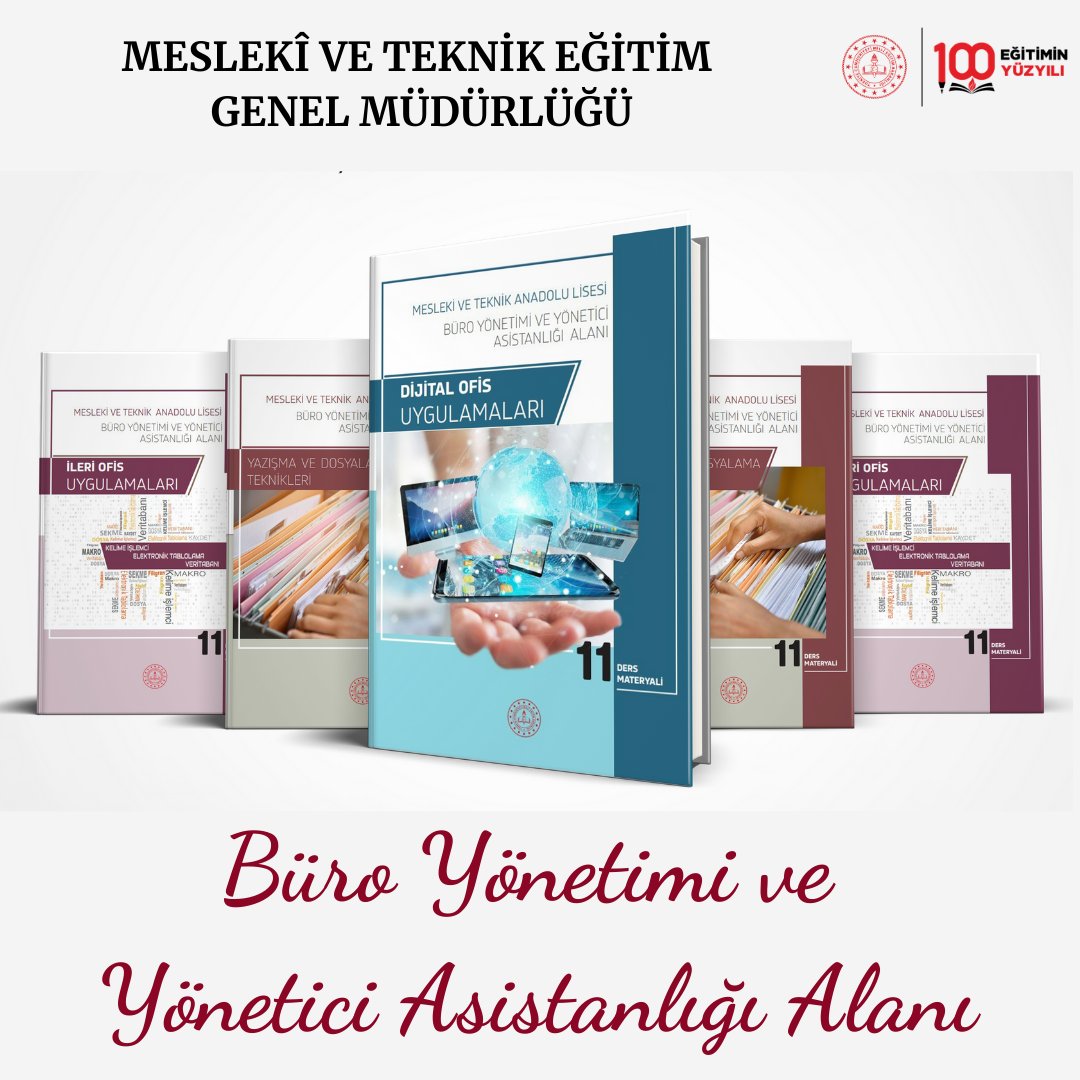 Genel Müdürlük olarak mesleki ve teknik Anadolu liseli öğrencilerimiz için toplam 1004 kitap hazırladık. 
📍 Eğitimin Yüzyılı'nda da meslek liseli öğrencilerimiz için tüm imkânlarımızla hizmet üretmeye devam edeceğiz.
<a href="/tcmeb/">Millî Eğitim Bakanlığı</a> <a href="/bilalmacit/">Bilal Macit</a> <a href="/_Ali_KARAGOZ/">Dr. Ali KARAGÖZ</a>
