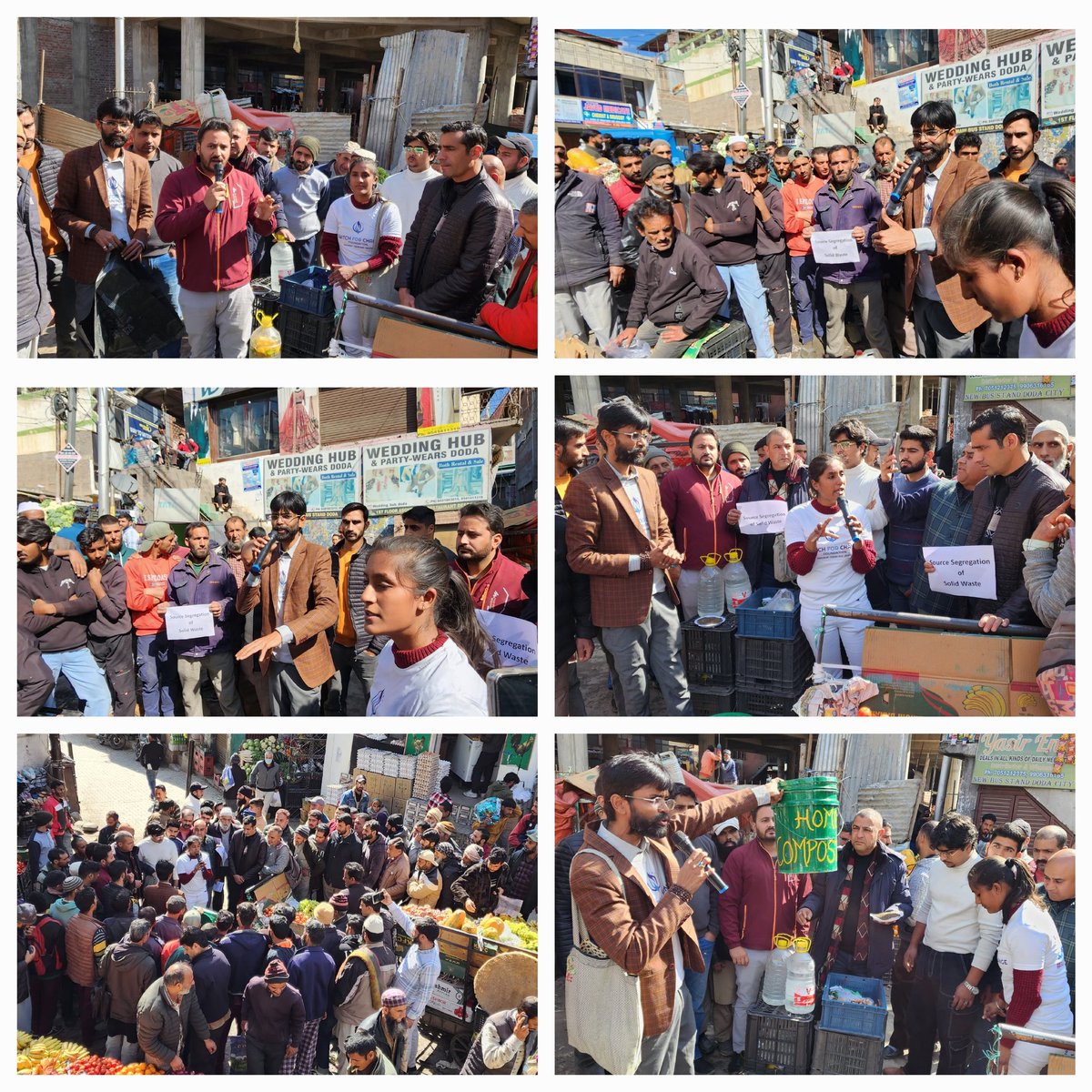 CouncilDoda's tweet photo. Today, MC Doda, in collaboration with #Switch4Change NGO, conducted a live awareness program on #sourcesegregation of solid waste at New Bus Stand under the direct supervision of Executive Officer Sh. Ravi Kumar.
@harvinder_ias
@MoHUA_India
@SwachSurvekshan
@md_sbm
@Devansh_IAS https://t.co/oGBklDH5d8