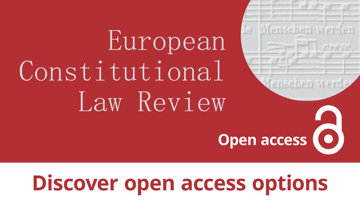 CUP_Law's tweet photo. All articles accepted for publication in #EuConst moving forward will be open access; published with a Creative Commons licence. We have an OA option for every author; learn about waivers and more: https://t.co/0z5a7ycWRe 
@Eu_Const https://t.co/eB2Xtqx1Kc