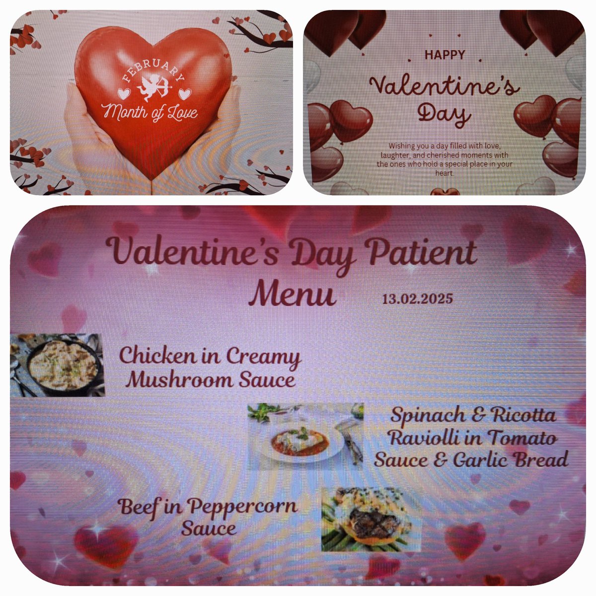 erica bell (@ericaezlouise71) on Twitter photo Tomorrow <a href="/StockportNHS/">Stockport NHS FT</a> on our Patients menu, we are celebrating Valentines Day, and our Head chef <a href="/mrobinson1307/">Michelle Robinson</a> and our amazing catering team have prepared a fabulous menu for our patients to enjoy๐ <a href="/rnick70/">nicholas roberts</a> <a href="/stevewhitehea12/">steve whitehead</a> <a href="/hcashells/">Philip shelley FIH</a> <a href="/TimothyRadcli11/">Timothy Radcliffe</a> <a href="/charito_tantoy/">Charito Tantoy</a> Tomorrow <a href="/StockportNHS/">Stockport NHS FT</a> on our Patients menu, we are celebrating Valentines Day, and our Head chef <a href="/mrobinson1307/">Michelle Robinson</a> and our amazing catering team have prepared a fabulous menu for our patients to enjoy๐ <a href="/rnick70/">nicholas roberts</a> <a href="/stevewhitehea12/">steve whitehead</a> <a href="/hcashells/">Philip shelley FIH</a> <a href="/TimothyRadcli11/">Timothy Radcliffe</a> <a href="/charito_tantoy/">Charito Tantoy</a>