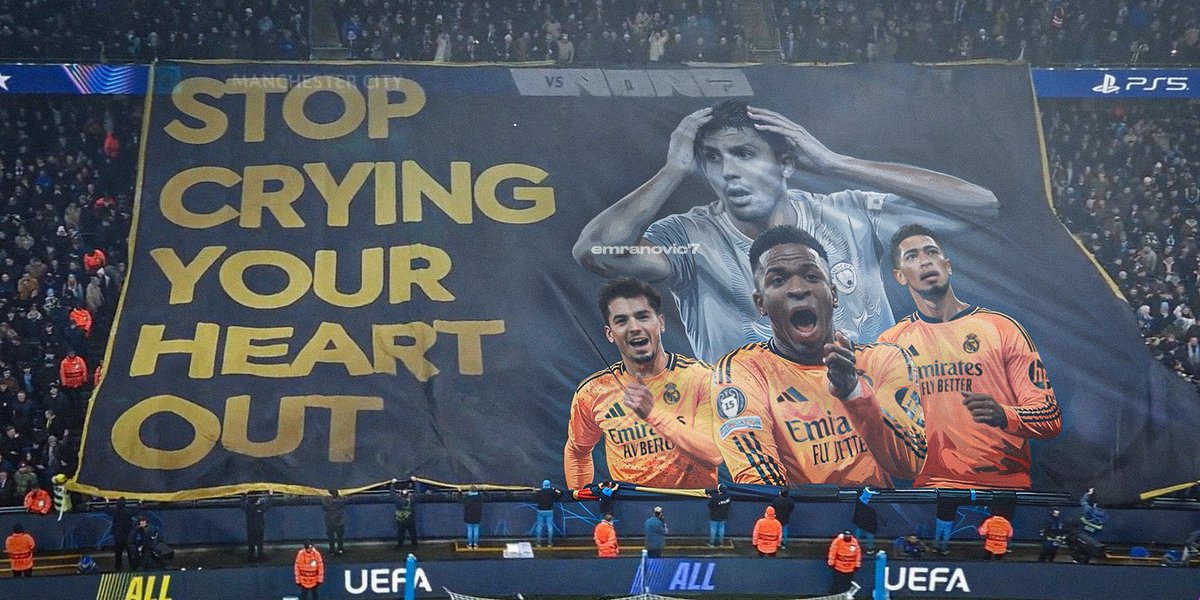 Stop crying your heart out !! <a href="/ManCityES/">Manchester City</a> <a href="/oasis/">Oasis</a> <a href="/liamgallagher/">Liam Gallagher</a> #CITYMADRID