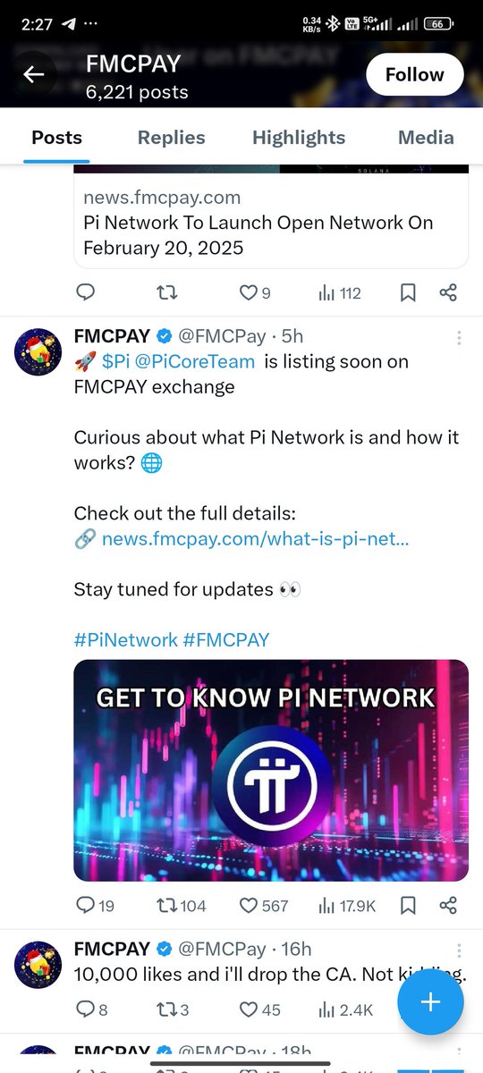 CryptoPi0neers's tweet photo. Pi will be list on almost all tiar 1 exchanges.. countdown already started ..
🔔 Follow @CryptoPi0neers for next news update
#PiNetwork #PiNetwork2024 #crypto #Airdrop #Pioneers #Picoin #Web3 #1000x #PiGCV #Pi #Core #Pipayment #PiCoreTeam #PinetworkLive #Pinetworknews https://t.co/doCf8Ramro