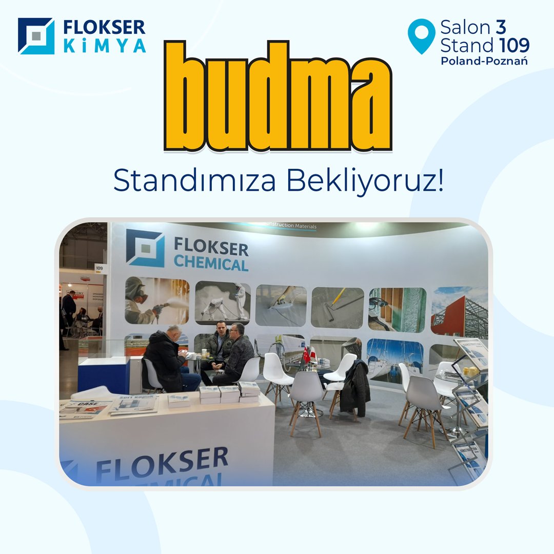 flokserkimya_'s tweet image. BUDMA 2025 Fuarı’nda en yeni poliüretan çözümlerimizle tanışmaya davetlisiniz!

Aynı heyecan ve enerjimizle 3. Salon, Stant No: 109&apos;da sizleri de aramızda görmekten mutluluk duyacağız.

#BUDMA2025 #FlokserKimya #PolyurethaneSolutions #ConstructionInnovation #Poznan