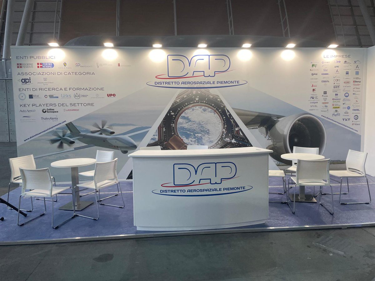 Distretto Aerospaziale Piemonte (@distrettop) on Twitter photo Oggi dalle 10.15 la nostra Presidente Fulvia Quagliotti presenzierà all'evento inaugurale di <a href="/AeTfiera/">A&T - Automation & Testing</a>
Dal 𝟏𝟐 𝐚𝐥 𝟏𝟒 𝐟𝐞𝐛𝐛𝐫𝐚𝐢𝐨 𝐬𝐚𝐫𝐞𝐦𝐨 𝐩𝐫𝐞𝐬𝐞𝐧𝐭𝐢 al nostro 𝐬𝐭𝐚𝐧𝐝 "𝐆 𝟔 𝐞 𝟖" per ricevere gli associati e le imprese
distrettoaerospazialepiemonte.com/eventi-news/at… Oggi dalle 10.15 la nostra Presidente Fulvia Quagliotti presenzierà all'evento inaugurale di <a href="/AeTfiera/">A&T - Automation & Testing</a>
Dal 𝟏𝟐 𝐚𝐥 𝟏𝟒 𝐟𝐞𝐛𝐛𝐫𝐚𝐢𝐨 𝐬𝐚𝐫𝐞𝐦𝐨 𝐩𝐫𝐞𝐬𝐞𝐧𝐭𝐢 al nostro 𝐬𝐭𝐚𝐧𝐝 "𝐆 𝟔 𝐞 𝟖" per ricevere gli associati e le imprese
distrettoaerospazialepiemonte.com/eventi-news/at…