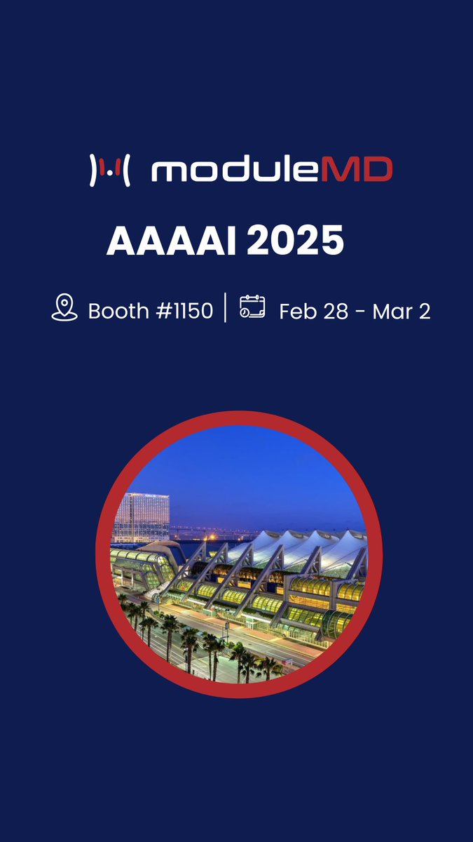 ModuleMD_EHR's tweet image. Work Smarter, Care Smarter—Unlock the Future of Healthcare with Innovation!
Meet us in San Diego at American Academy of Allergy, Asthma and Immunology - AAAAI 2025, Booth #1150!
#AAAAI25 #ModuleMD #CloudBasedEHR