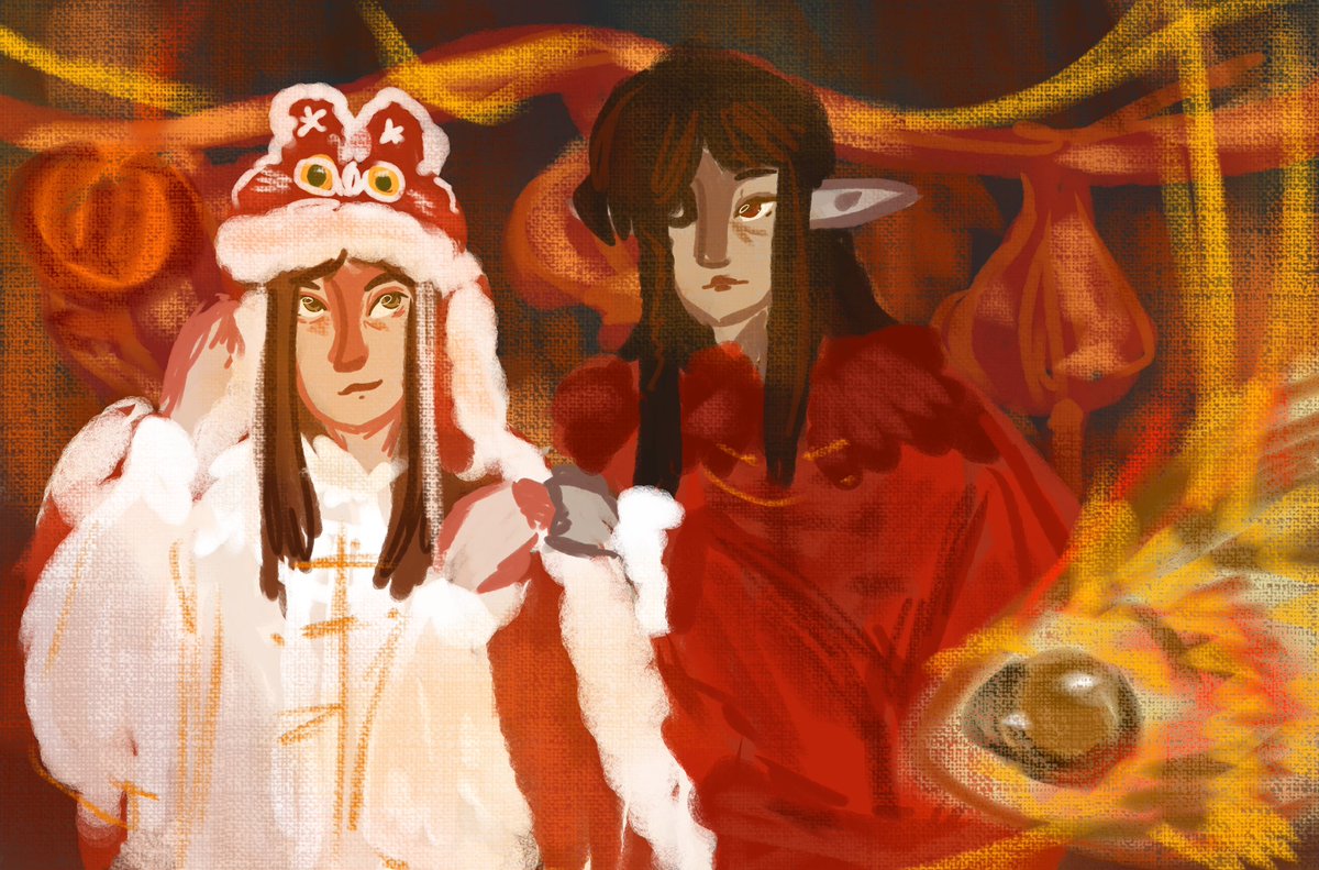🧧🏮🎏
(29.01.25 art) 
#tgcf #tianguancifu #hualian