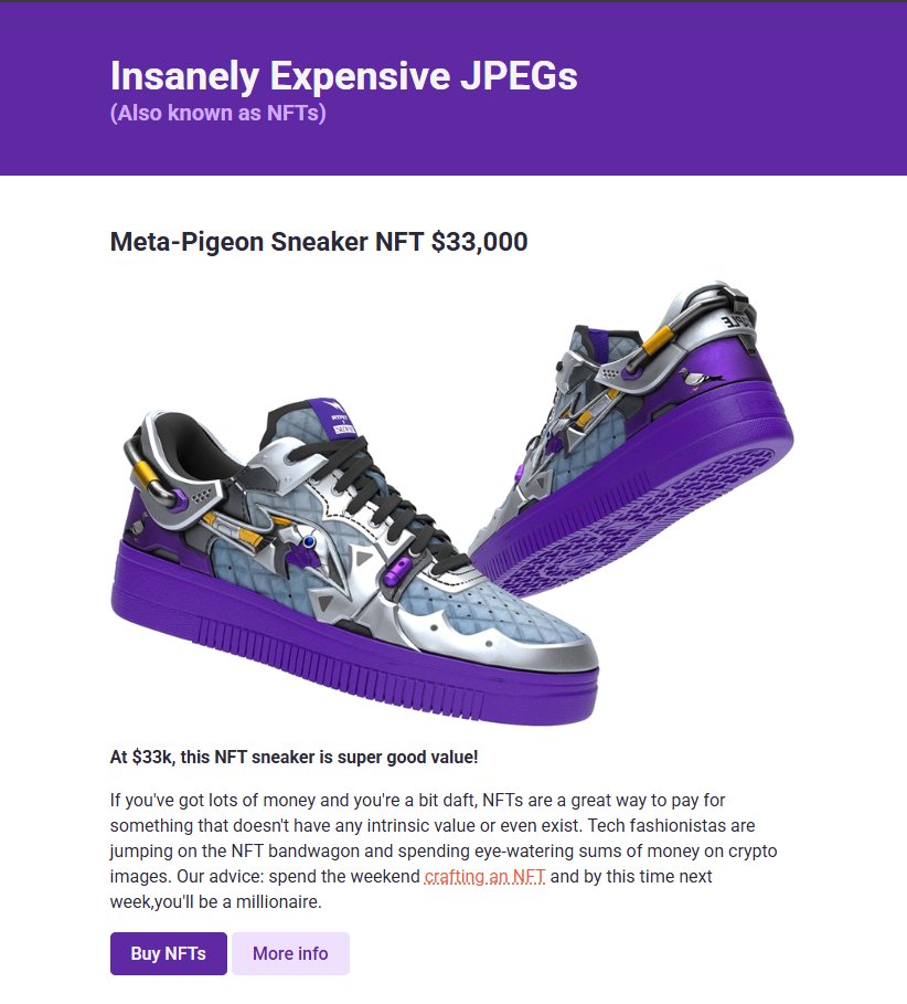 Day 17 of #90DaysOfCode 🚀
Built an NFT site while diving deep into CSS concepts—specificity, pseudo-classes, grouping selectors &amp; more.
Check out the NFT site here:  
diondevs-nftsite.netlify.app
Loving the progress! 🎯
#100daysofcodechallenge #CodingChallenge #FrontEnd #CSS