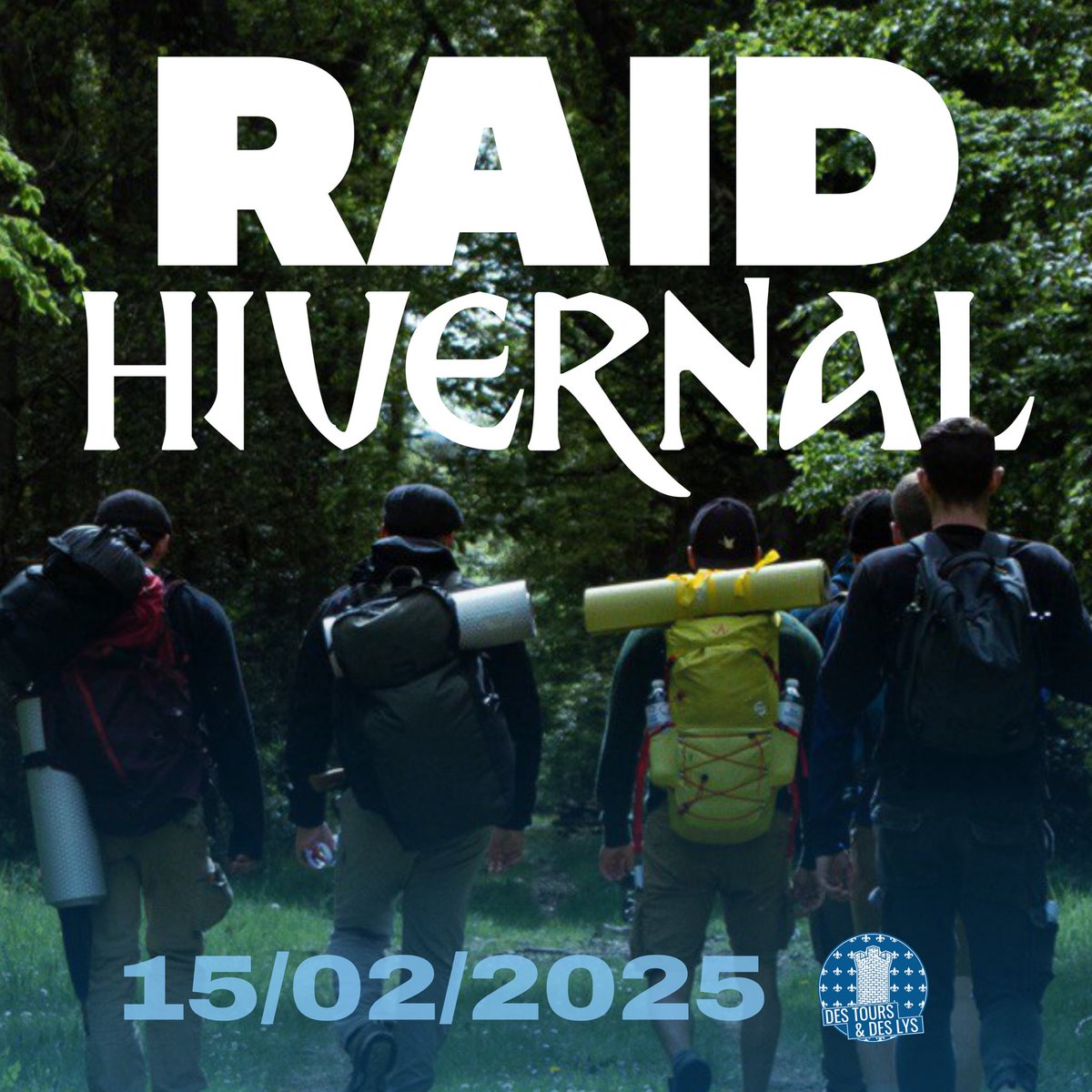[Raid Hivernal]

🏕️ Le samedi 15 février, la communauté Des Tours et des Lys se retirera de la pollution urbaine pour faire racination le temps d’un week-end.
