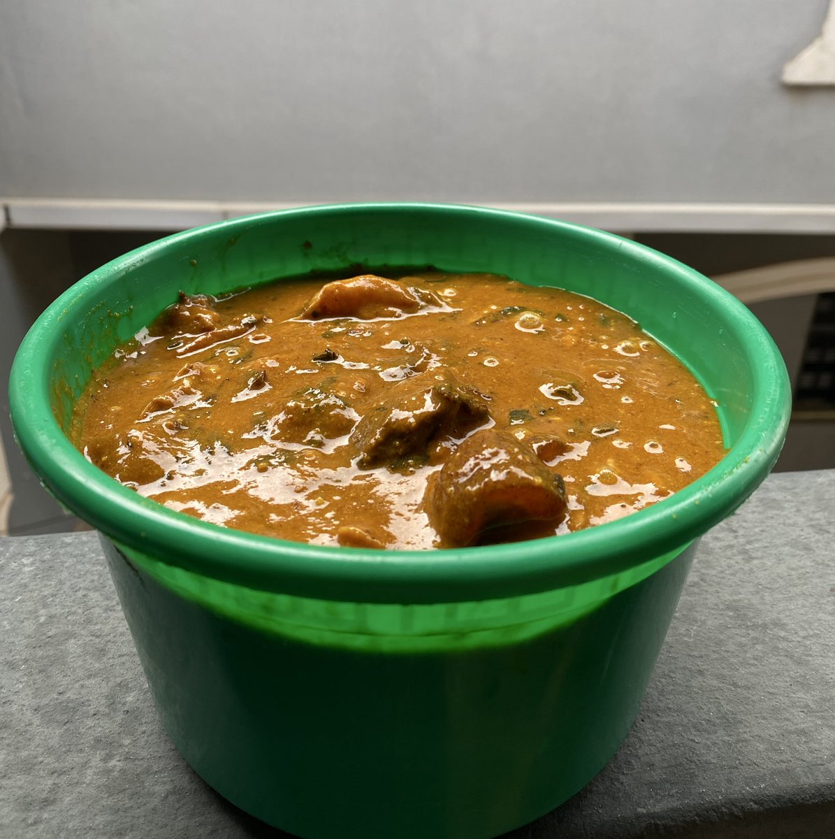 _MummyMo's tweet image. Highlights of today’s orders:

Cowleg Ogbono✅

Efo riro✅

Egusi✅

Native rice x snails with beef &amp;amp; Inu eran cuts ✅