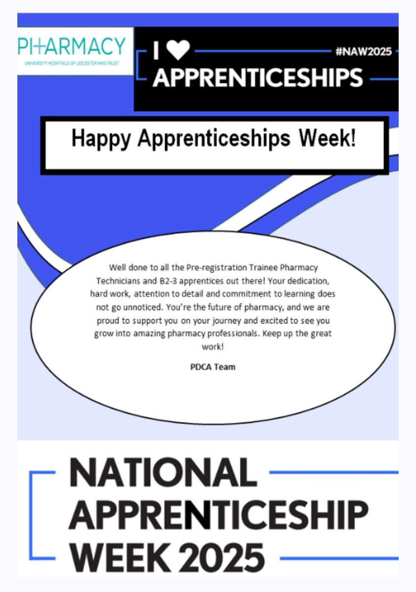 An appreciation post from our Professional Development &amp; Clinical Assurance team aka the training team! 

Huge thank you to our wonderful apprentices 🎉

#Apprenticeship #apprenticeshipweek 
#apprentices