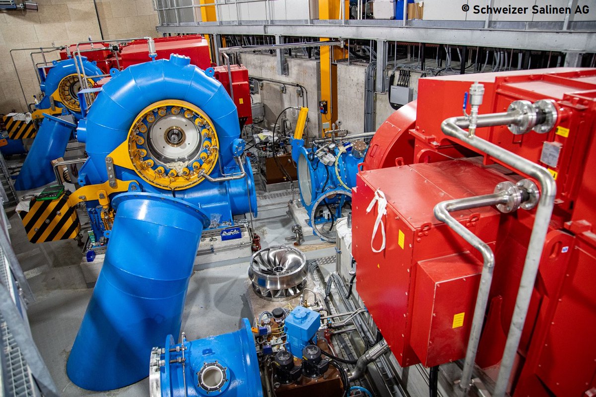 Nach Komplettmodernisierung neue Leistungsdimension: Das Schweizer Salinen-#Wasserkraftwerk Bex, das seit den 1940er Jahren für die Stromversorgung der lokalen Salzproduktion zuständig ist wurde baulich aufwändig modernisiert. Mehr ab S 27 hydro.zek.at/magazine/ #zek #hydro